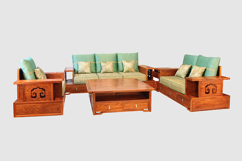 佛罗镇中式实木沙发简直太美了